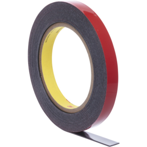 3M Automotive Acrylic Plus Premium Attachment Tape 06388 Black 1.12 mm 1/2″ × 20 yd